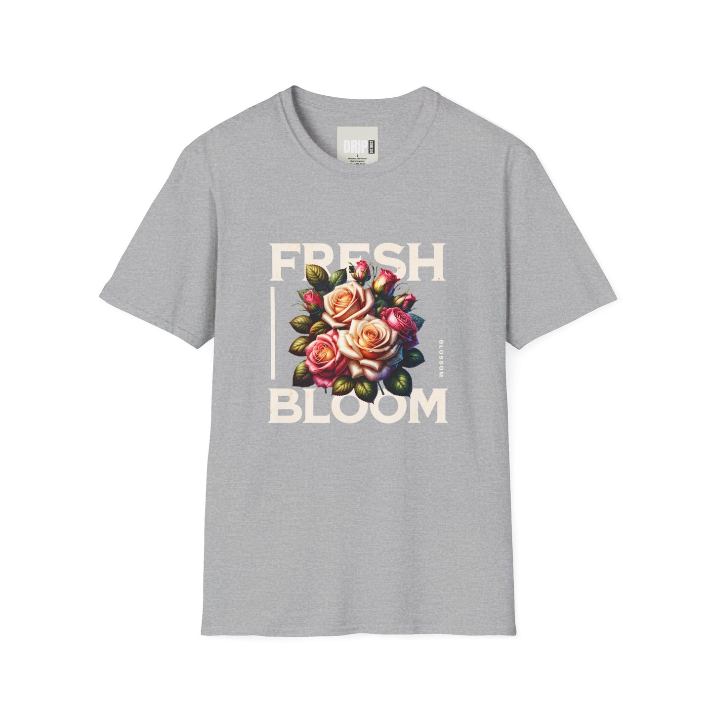 Fresh Bloom Floral T-Shirt | Unisex Softstyle Tee for Nature Lovers