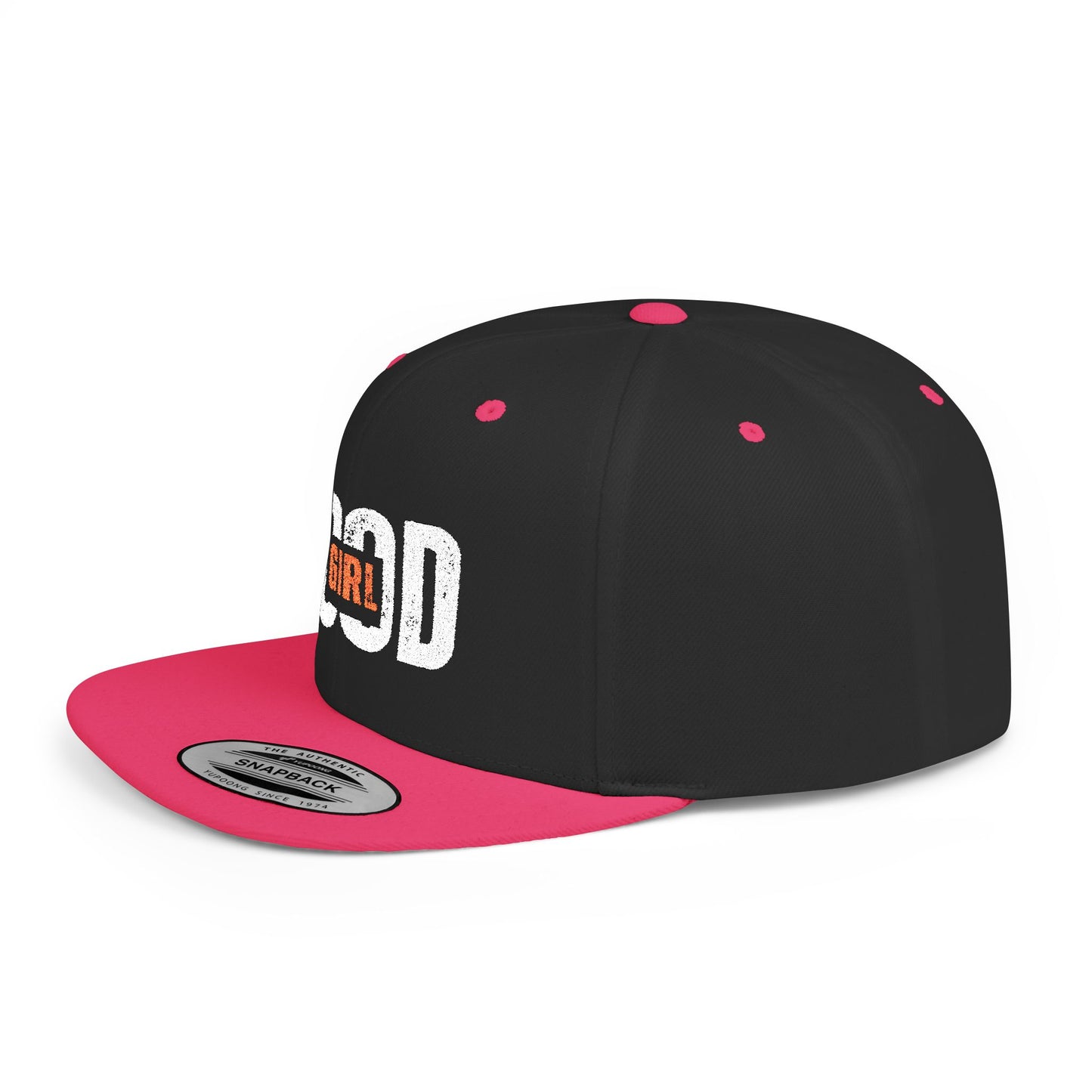 Good Vibes Flat Bill Snapback Hat - Trendy Cap for Fashion Enthusiasts