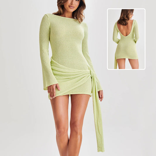 Y2K Sexy Hip-hugging V-shaped Backless