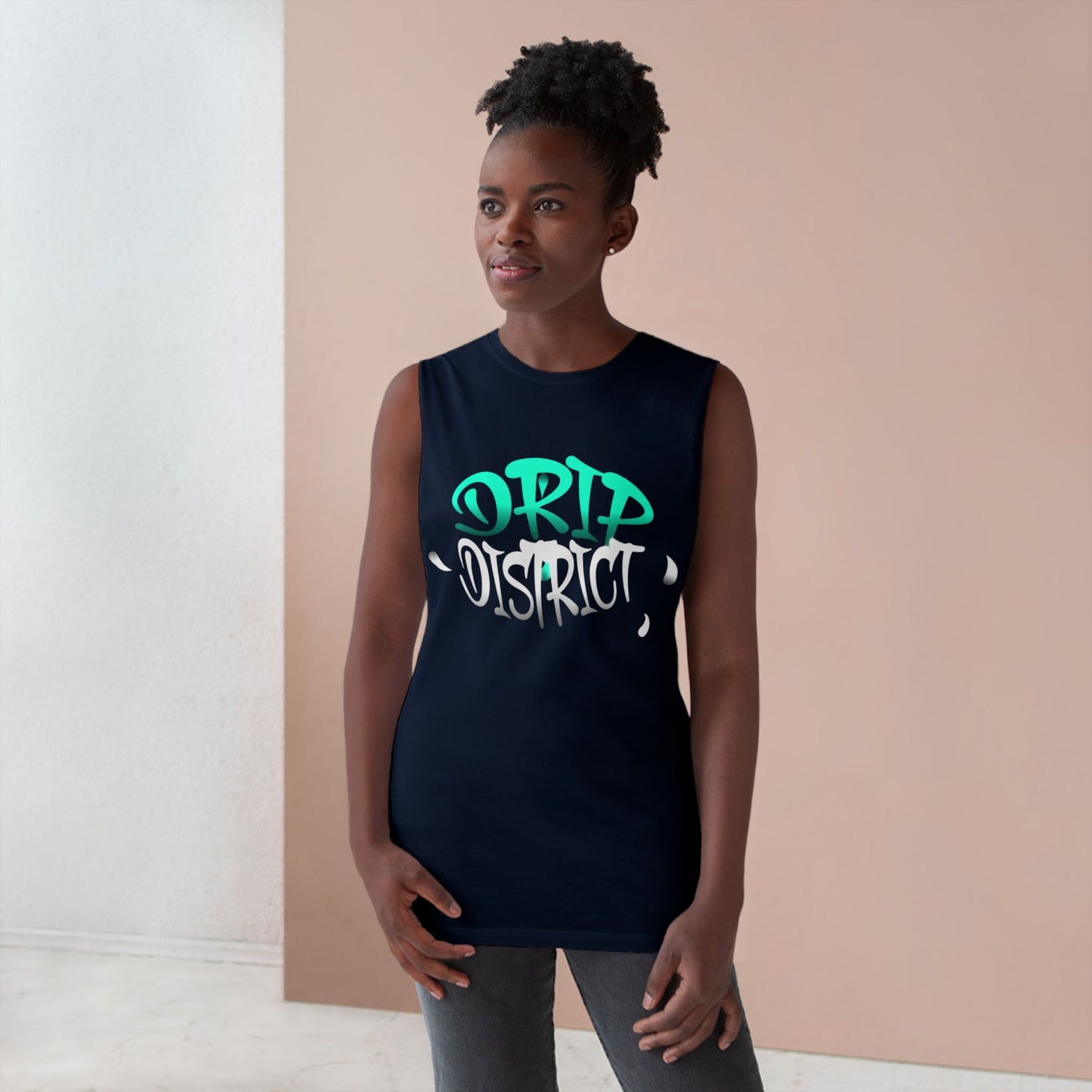 Drip District Unisex Tank - Trendy Casual Wear for Summer Vibes