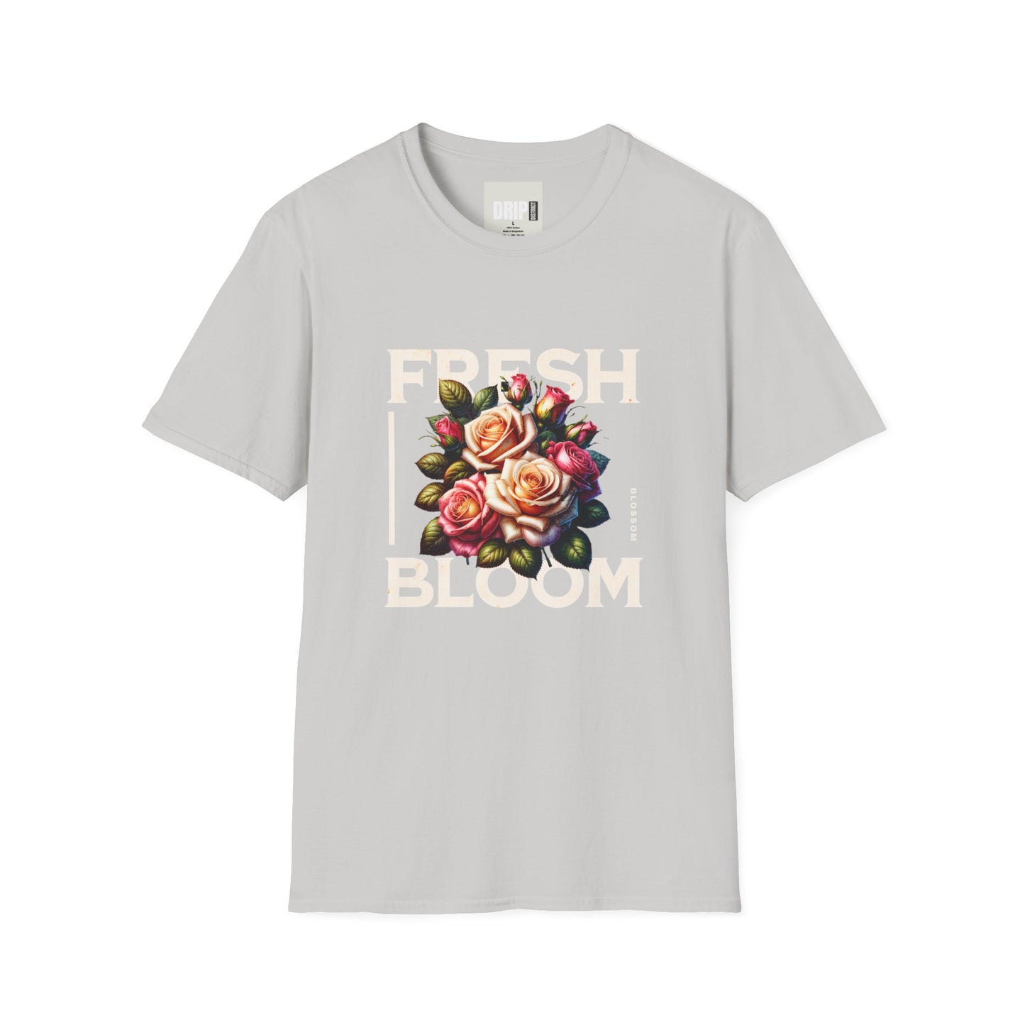 Fresh Bloom Floral T-Shirt | Unisex Softstyle Tee for Nature Lovers