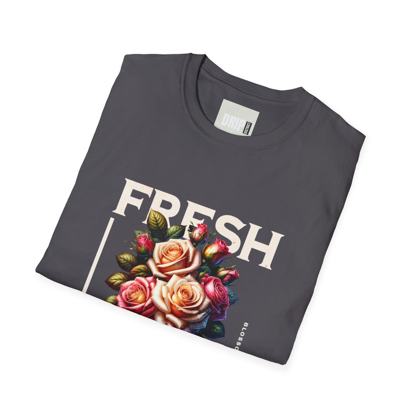 Fresh Bloom Floral T-Shirt | Unisex Softstyle Tee for Nature Lovers