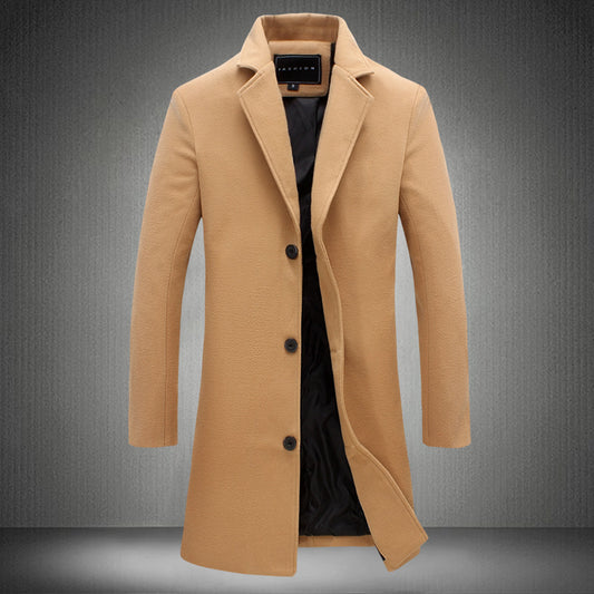 Autumn And Winter New Mens Business Woolen