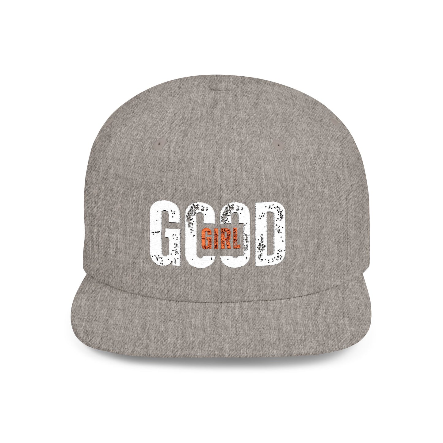 Good Vibes Flat Bill Snapback Hat - Trendy Cap for Fashion Enthusiasts