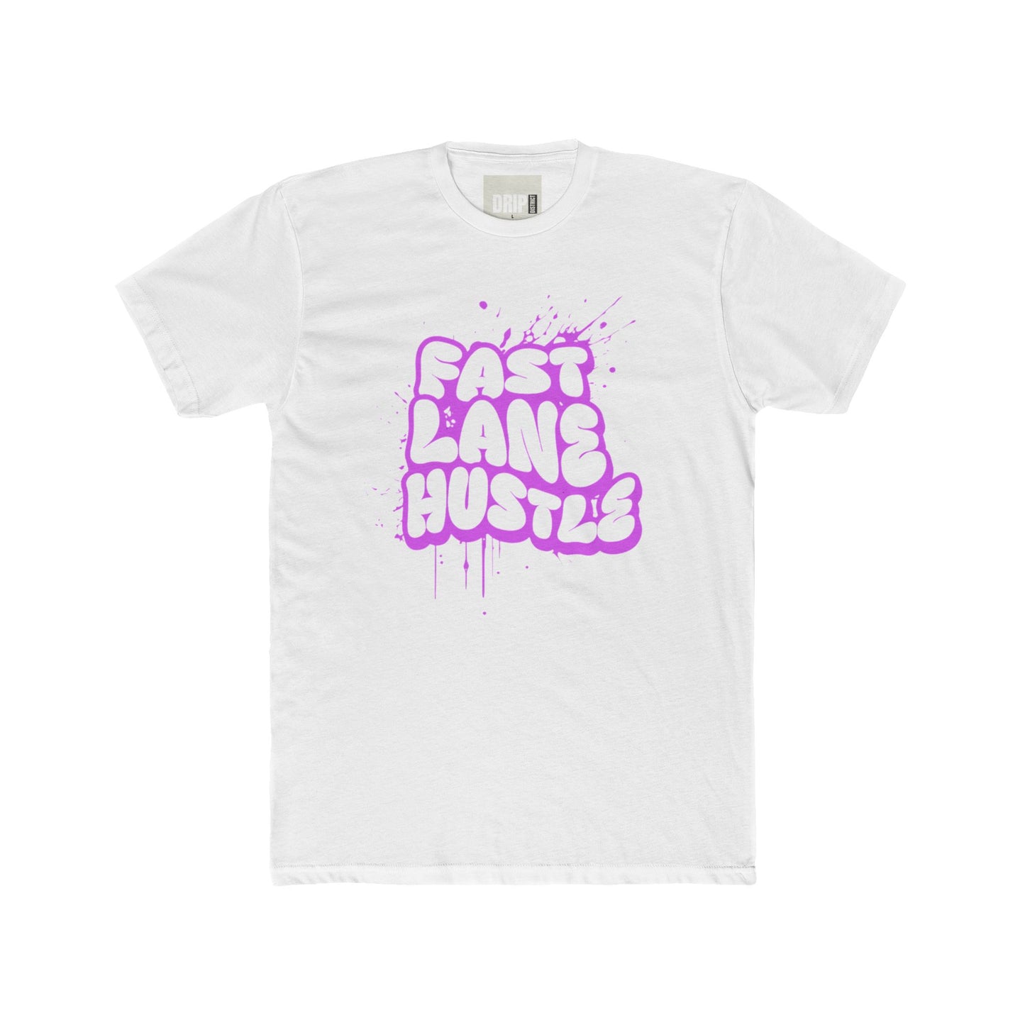 Fast Lane Hustle Unisex Cotton Crew Tee - Cool Graphic Tee for Entrepreneurs