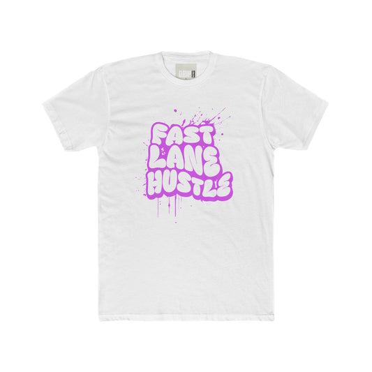 Fast Lane Hustle Unisex Cotton Crew Tee - Cool Graphic Tee for Entrepreneurs