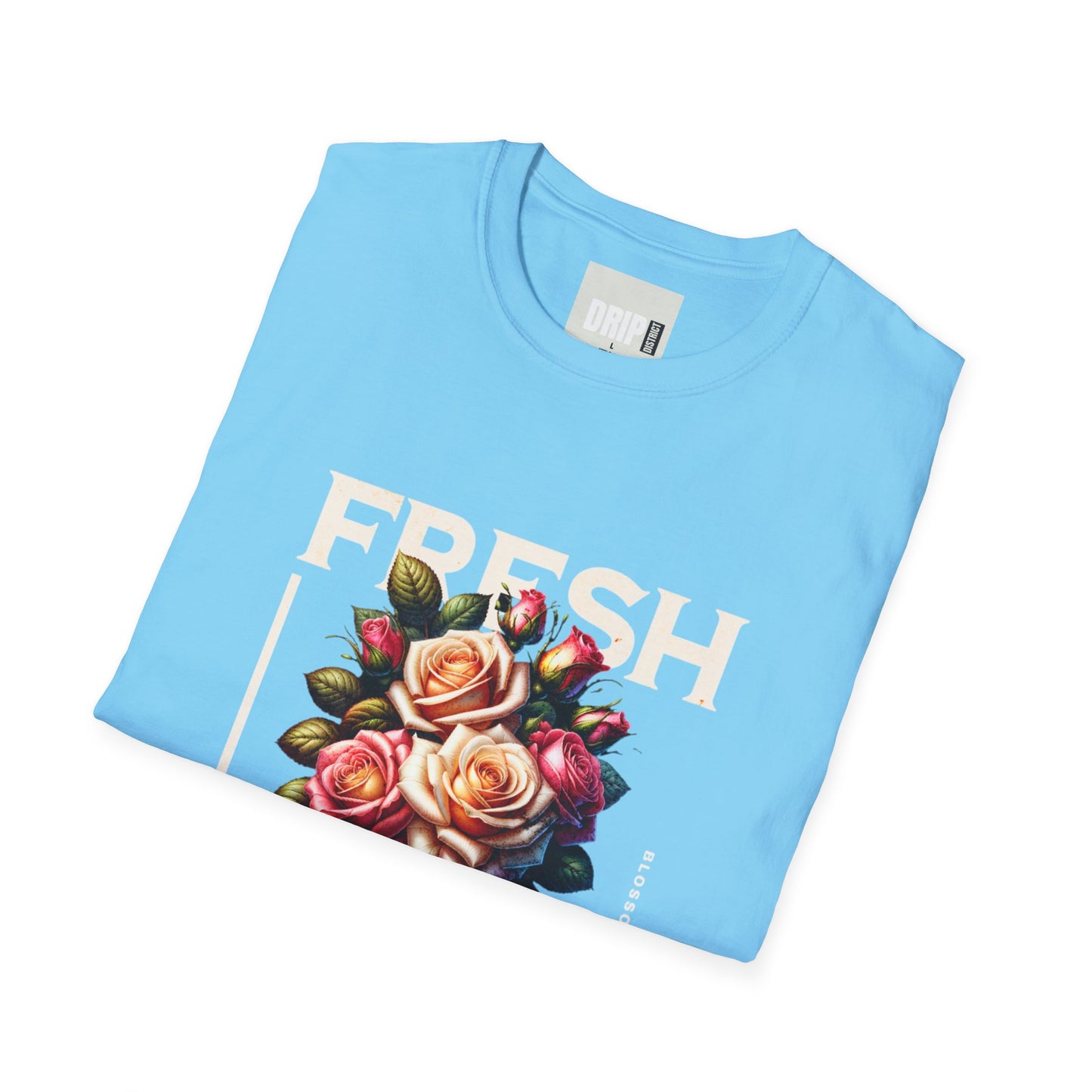 Fresh Bloom Floral T-Shirt | Unisex Softstyle Tee for Nature Lovers