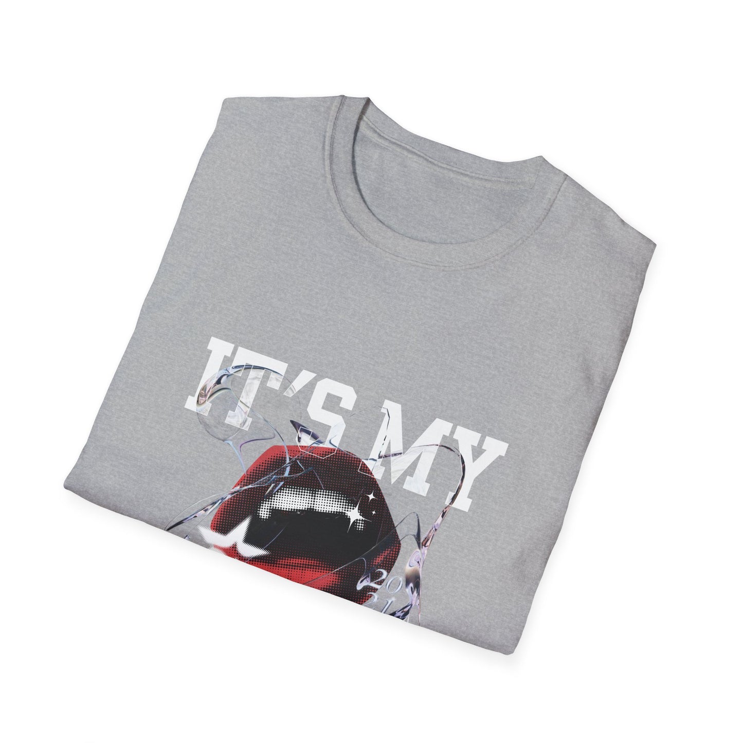 Fun Unisex Softstyle T-Shirt - "It's My Mouth" Statement Tee