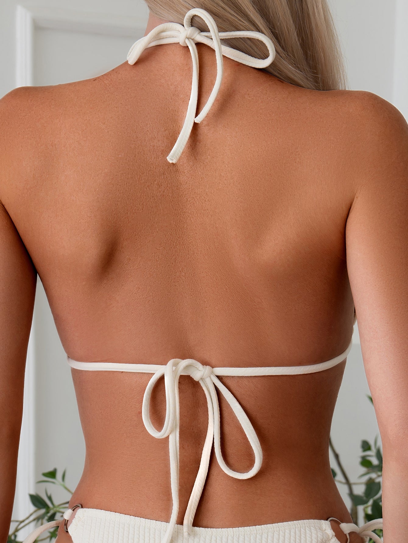 Summer Side Tie Thong Style Swimsuit