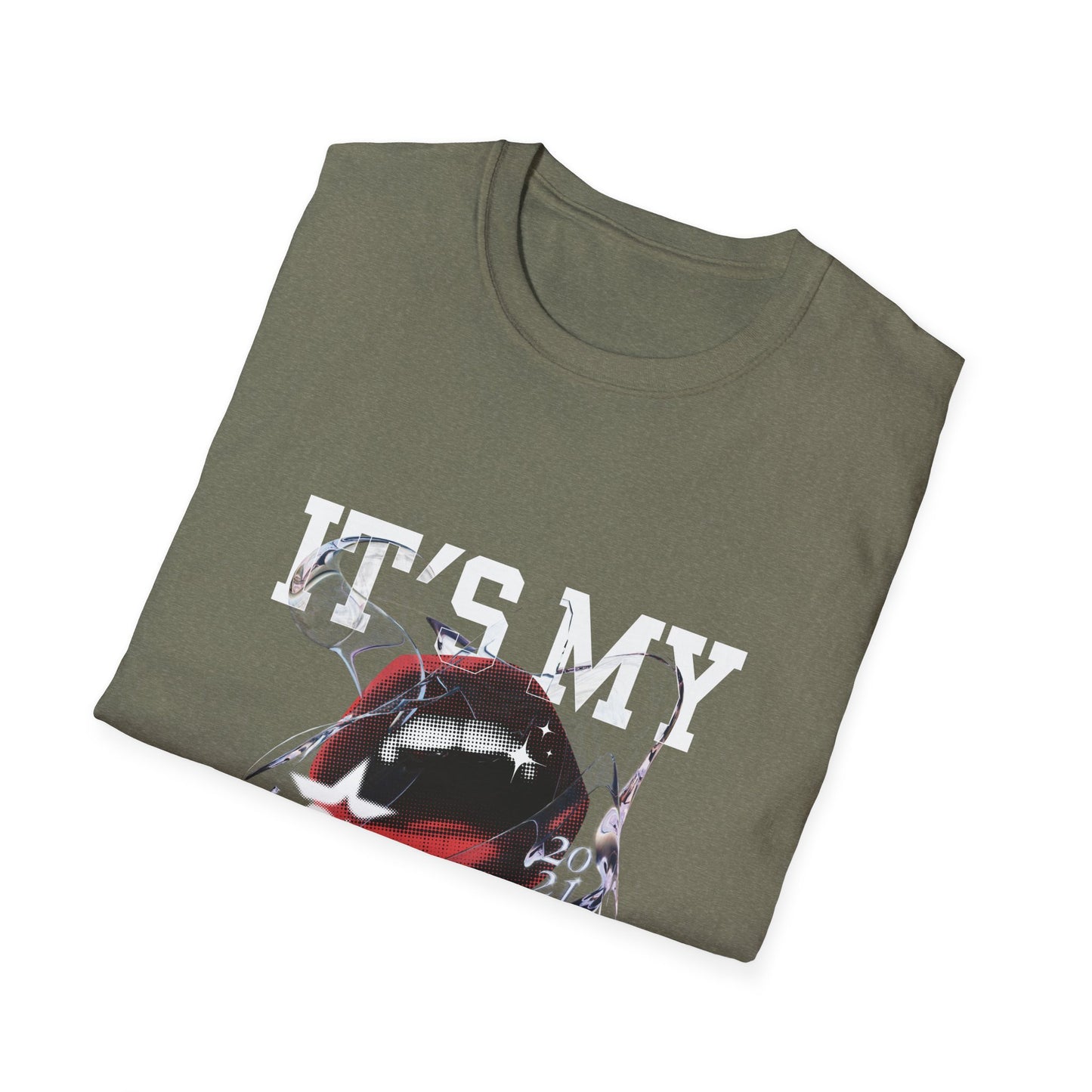 Fun Unisex Softstyle T-Shirt - "It's My Mouth" Statement Tee