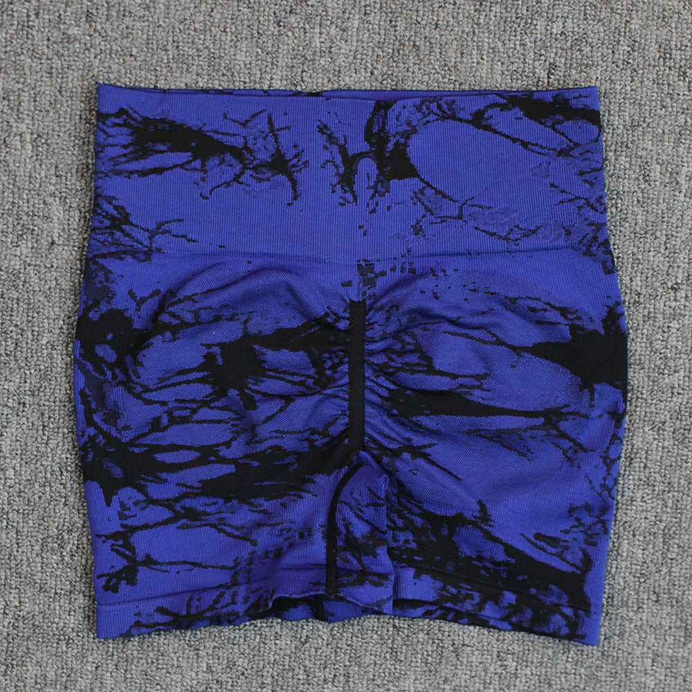 Tie-dye Printed Yoga Pants