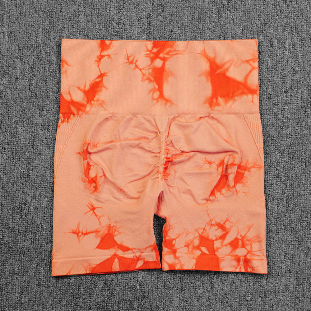 Tie-dye Printed Yoga Pants